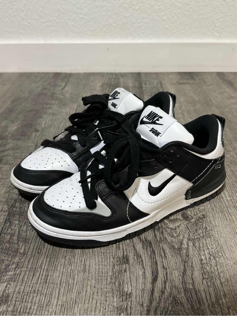 Nike Women’s Black/White Dunk Low Sneakers